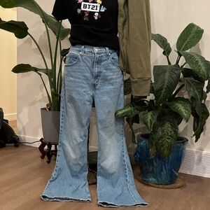 Levi's Light Blue Flare Jeans 70s feel with a Y2K flare